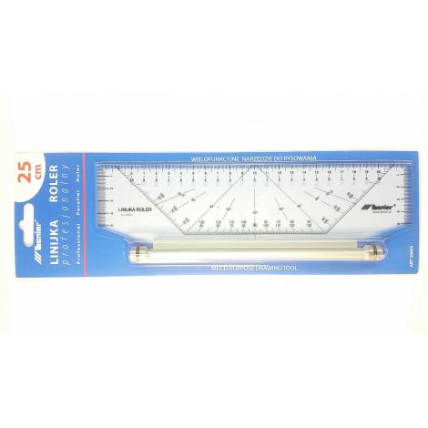 Linijka Leniar Roler plastikowa 25cm - 2